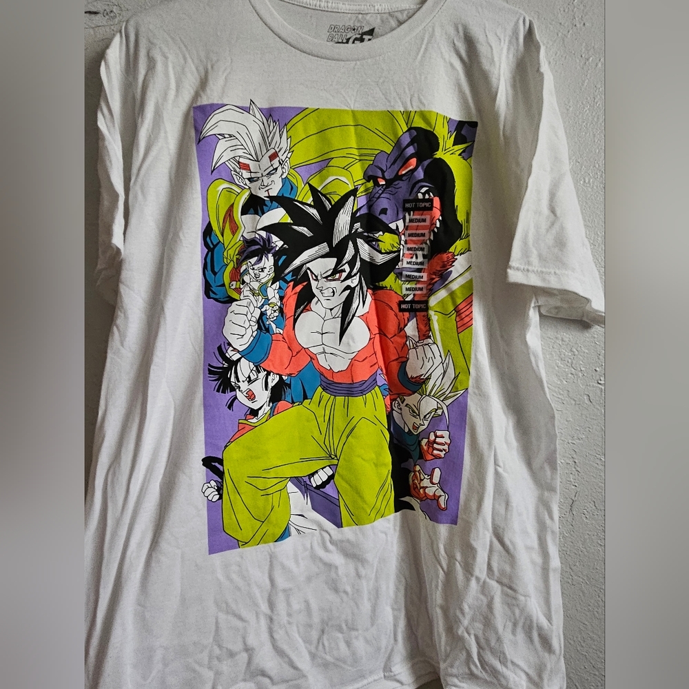 Dragon Ball GT anime medium t-shirt white